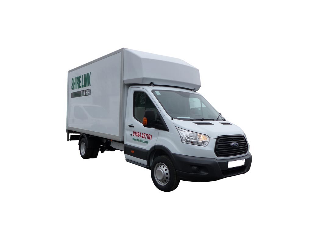 Extra Large Luton Van Hire With Tail Lift Including Insurance Shire Link