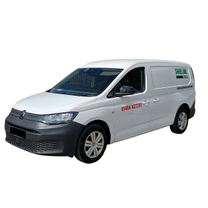 Shire Link Van Hire Small Van 2026 cut out front near side three quarter